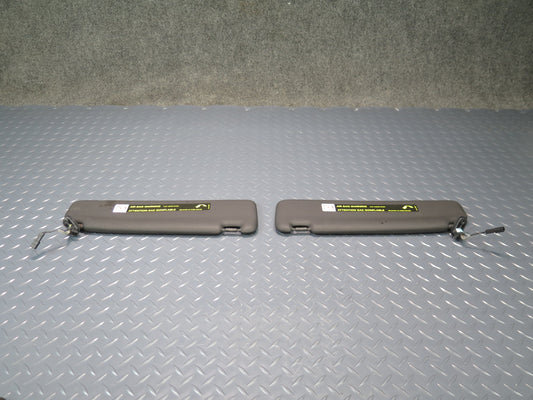 10-16 Audi S5 RS5 8F7 Convertible Set of 2 Front Left Right Sun Visor Black OEM