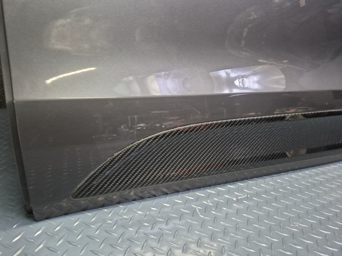 2015-2018 Porsche Macan Front Left Driver Side Door Shell Panel Gray