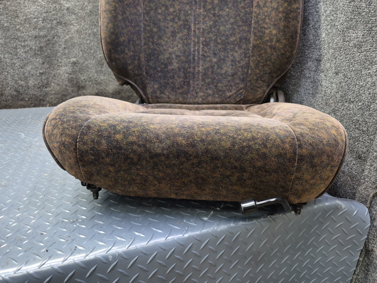94-95 Toyota Hiace KZH106W Super Custom Front Power Velours Seat Brown Set OEM