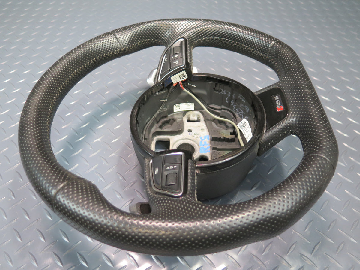 14-15 Audi RS5 8F7 Sport Multifunction Leather Steering w Shifter Paddle OEM