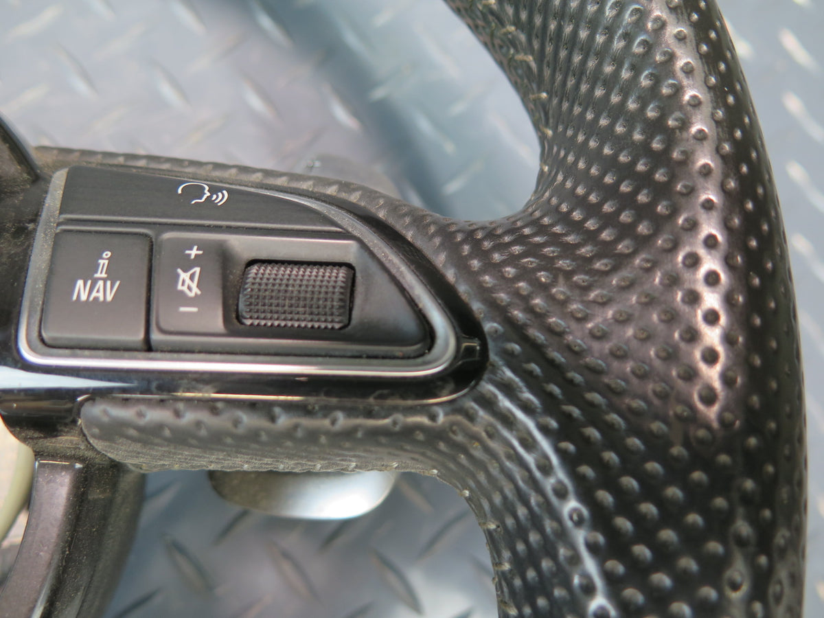 14-15 Audi RS5 8F7 Sport Multifunction Leather Steering w Shifter Paddle OEM