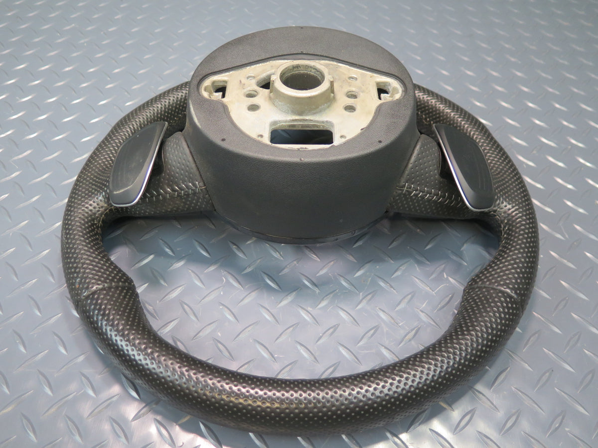 14-15 Audi RS5 8F7 Sport Multifunction Leather Steering w Shifter Paddle OEM