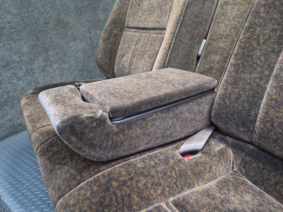 94-95 Toyota Hiace KZH106W Super Custom Rear Third ROW Velours Seat Brown OEM