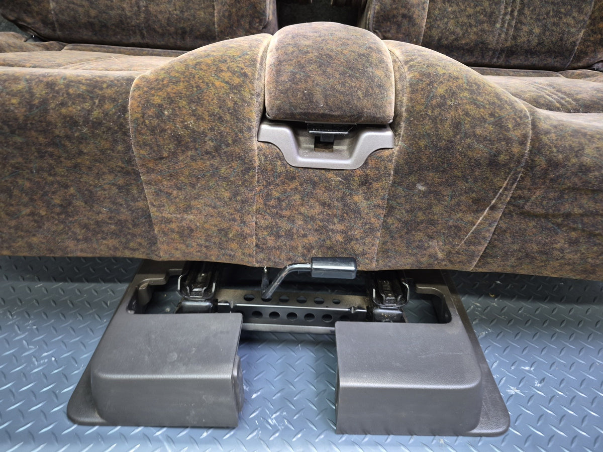 94-95 Toyota Hiace KZH106W Super Custom Rear Second ROW Velours Seat Brown OEM