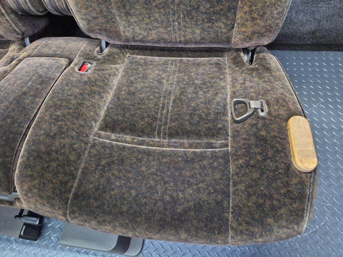 94-95 Toyota Hiace KZH106W Super Custom Rear Second ROW Velours Seat Brown OEM