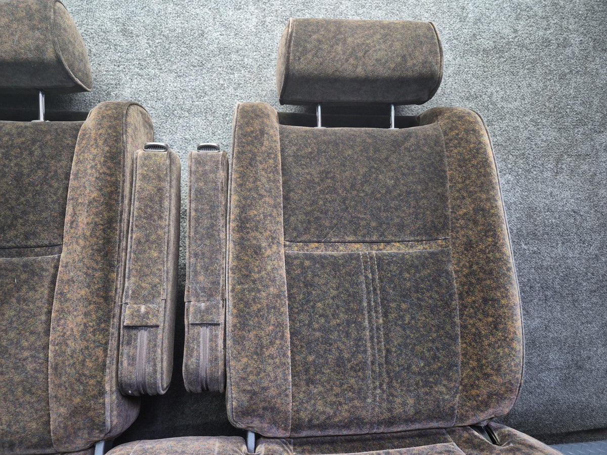 94-95 Toyota Hiace KZH106W Super Custom Rear Second ROW Velours Seat Brown OEM