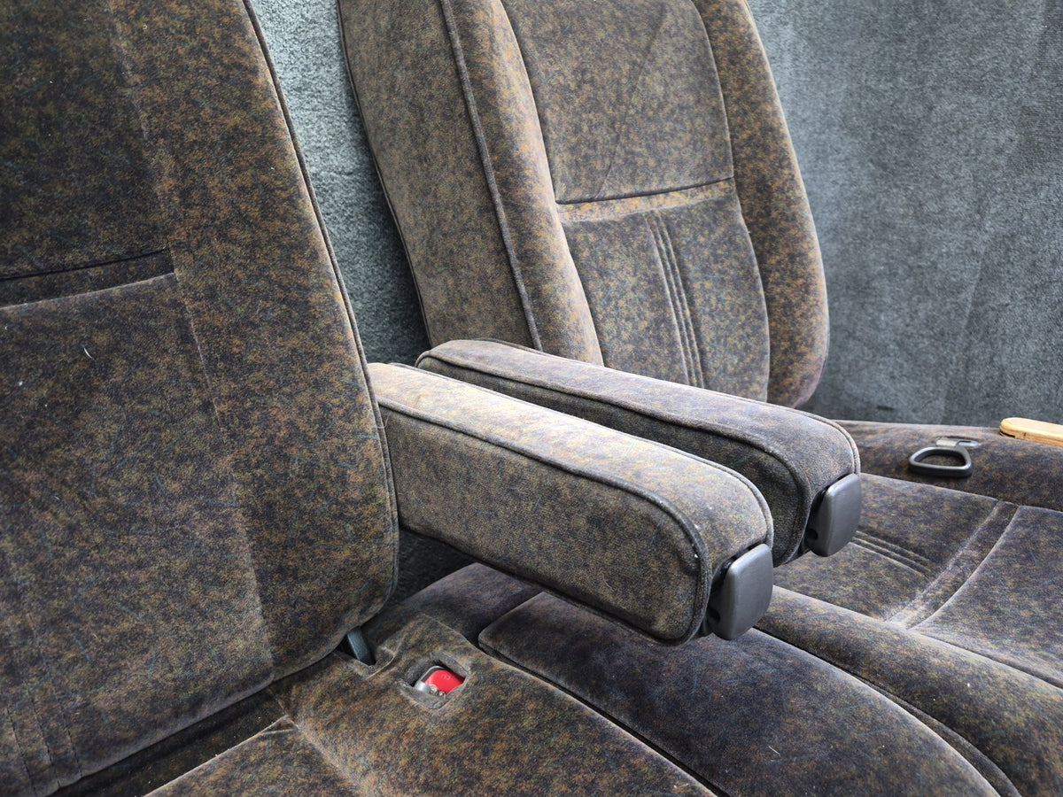 94-95 Toyota Hiace KZH106W Super Custom Rear Second ROW Velours Seat Brown OEM