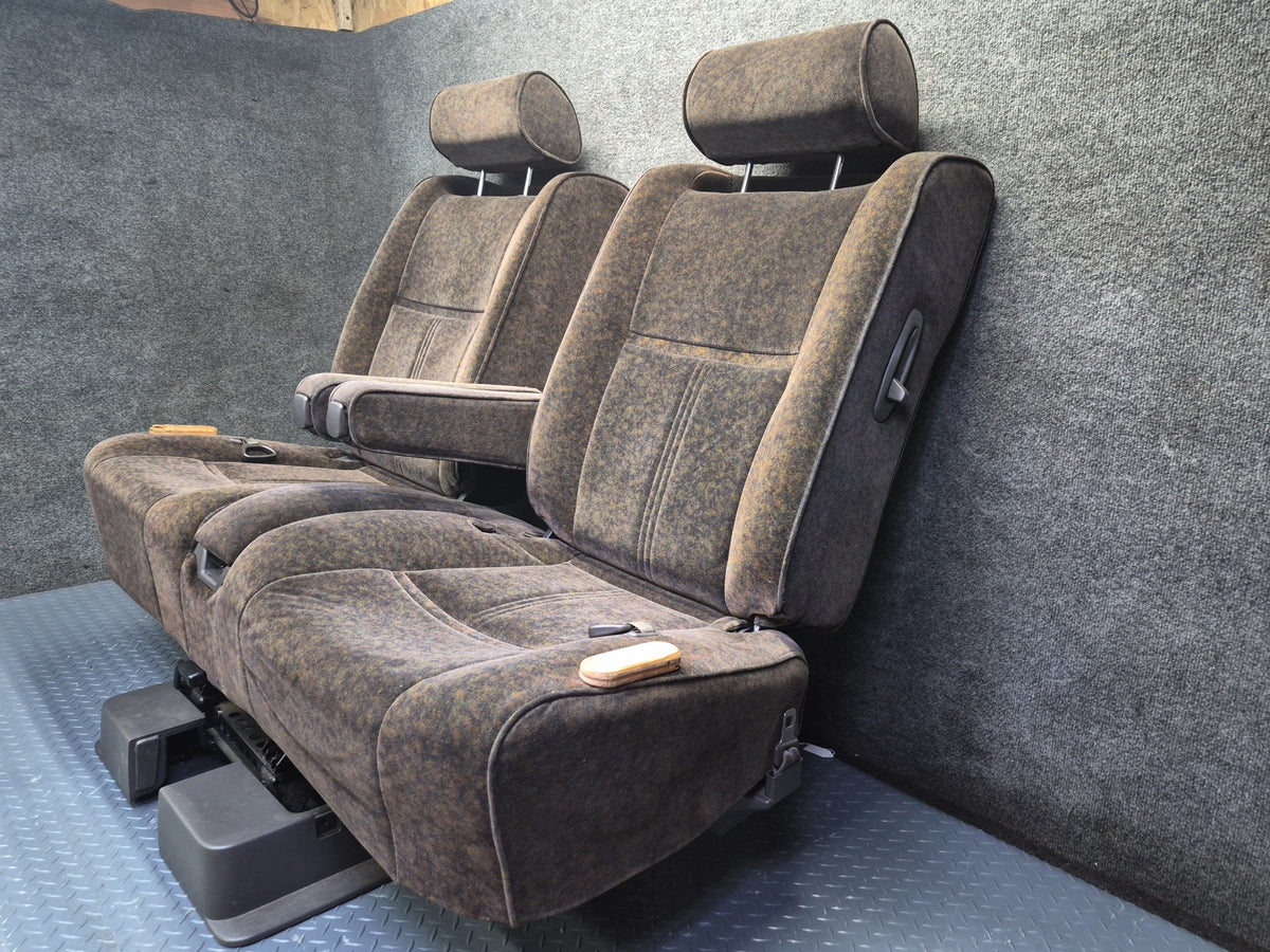 94-95 Toyota Hiace KZH106W Super Custom Rear Second ROW Velours Seat Brown OEM