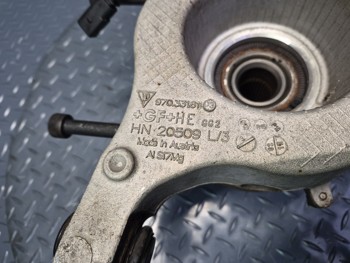 2010-2016 Porsche Panamera 4 970 AWD Rear Left Spindle Knuckle Wheel Hub Bearing