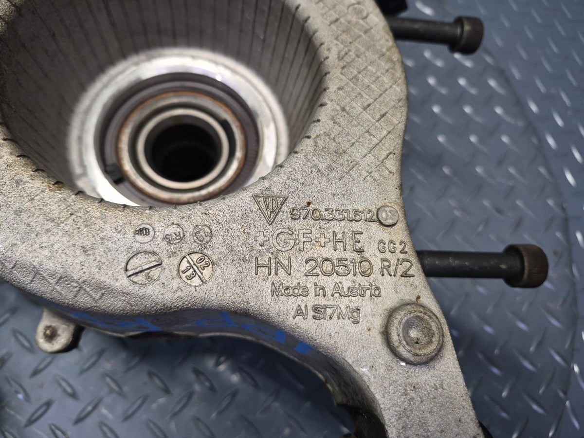 10-16 Porsche Panamera 4 970 AWD Rear Right Spindle Knuckle Wheel Hub Bearing