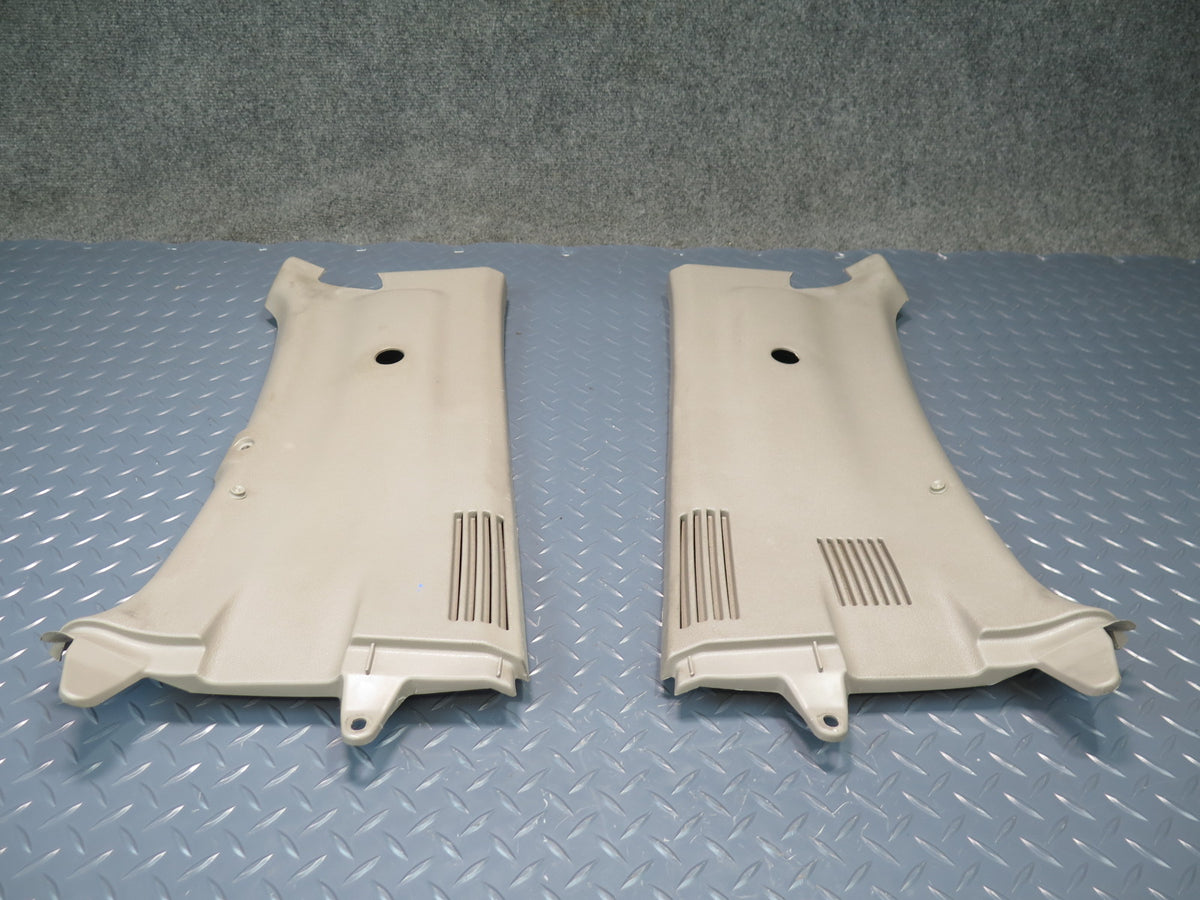 94-99 Toyota Hiace KZH106W Set of 2 Interior D Pillar Trim Cover Panel Beige OEM
