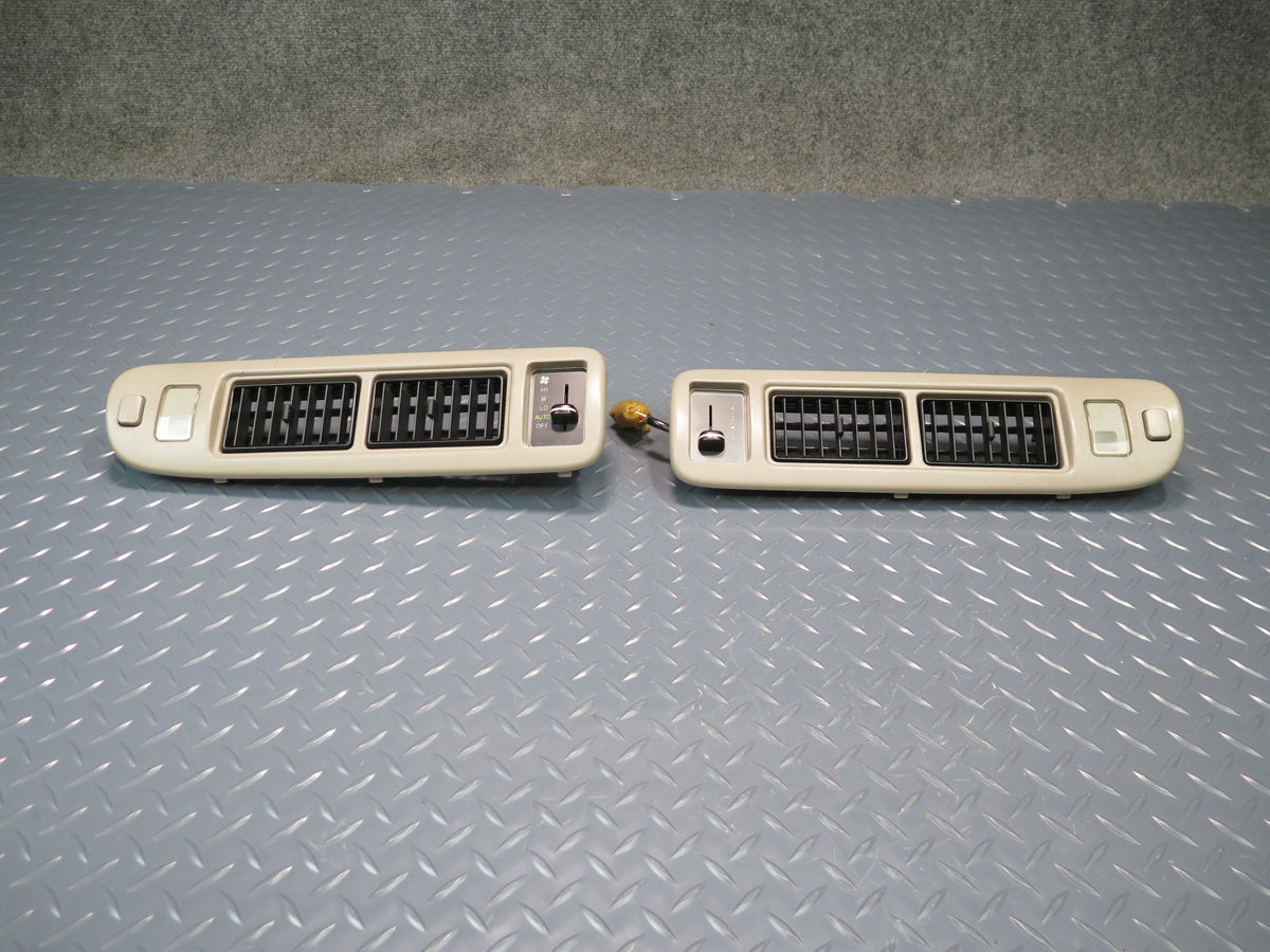 93-96 Toyota Hiace KZH106W Second ROW Roof Air Vent Dome Interior Light Set OEM