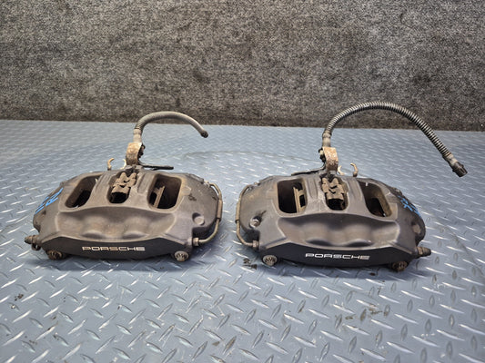 2010-2016 Porsche Panamera 4 970 AWD Rear Left & Right Brembo Brake Caliper Set