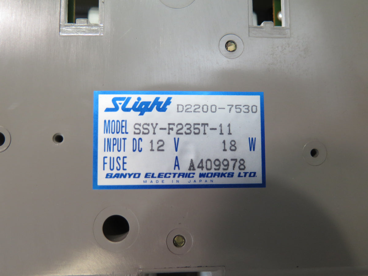 93-95 Toyota Hiace KZH106W Rear Overhead Dome Light Lamp w Sunroof Switch Dmgd