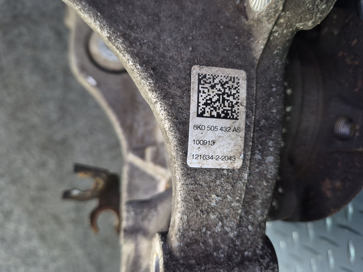 13-15 Audi RS5 8F7 Rear Right Spindle Knuckle Wheel Hub Bearing 87K Miles OEM