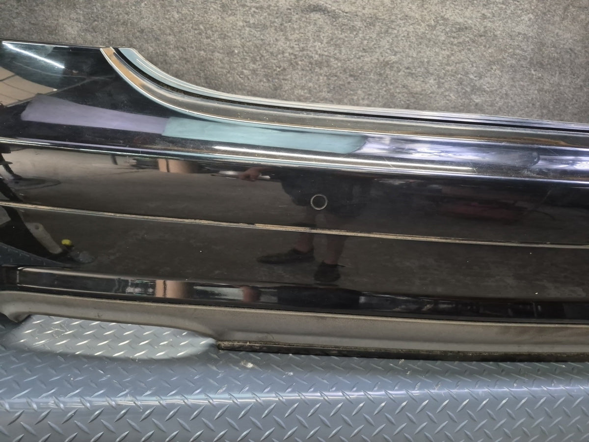07-09 Mercedes W221 S63 AMG Sport Rear Bumper Cover Black w PDC Sensors Damaged