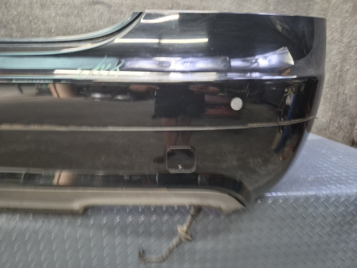 07-09 Mercedes W221 S63 AMG Sport Rear Bumper Cover Black w PDC Sensors Damaged