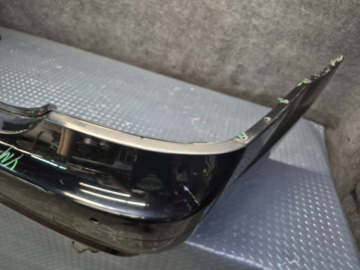 07-09 Mercedes W221 S63 AMG Sport Rear Bumper Cover Black w PDC Sensors Damaged