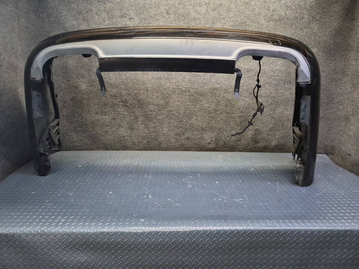 07-09 Mercedes W221 S63 AMG Sport Rear Bumper Cover Black w PDC Sensors Damaged