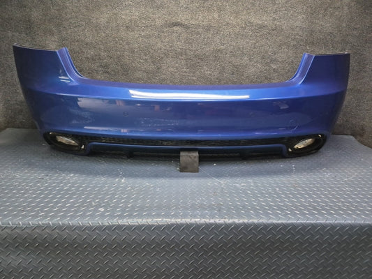 13-15 Audi RS5 8F7 Rear Bumper Cover w PDC Sensors Estoril Blue OEM
