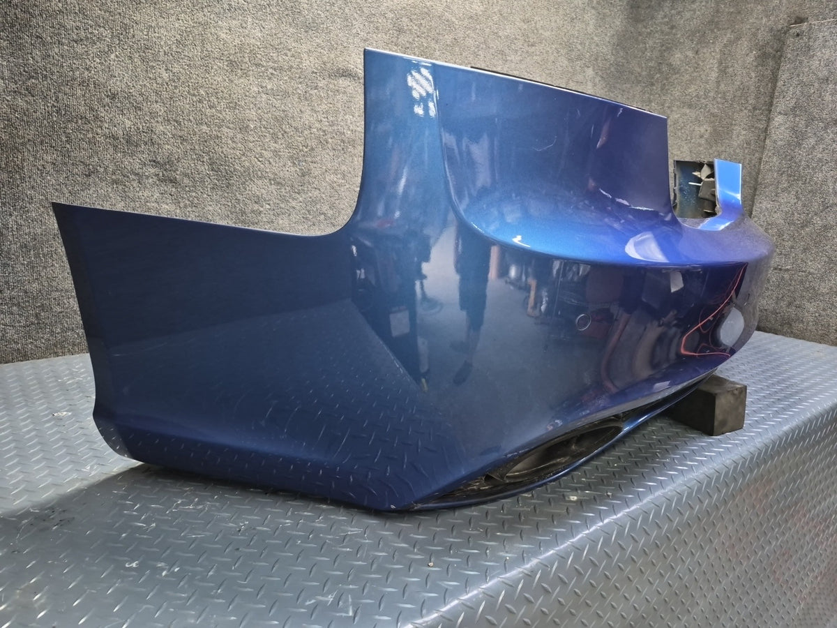 13-15 Audi RS5 8F7 Rear Bumper Cover w PDC Sensors Estoril Blue OEM