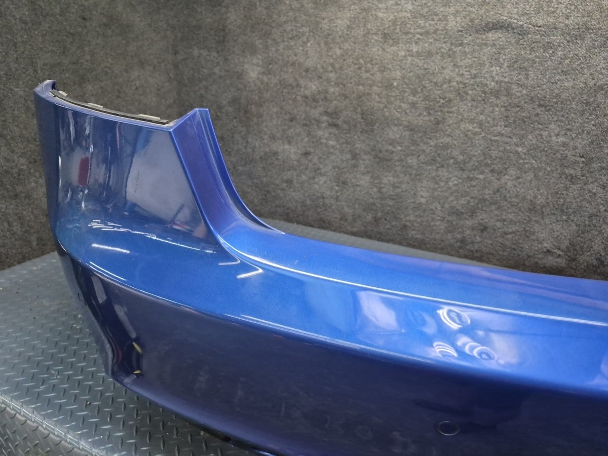 13-15 Audi RS5 8F7 Rear Bumper Cover w PDC Sensors Estoril Blue OEM