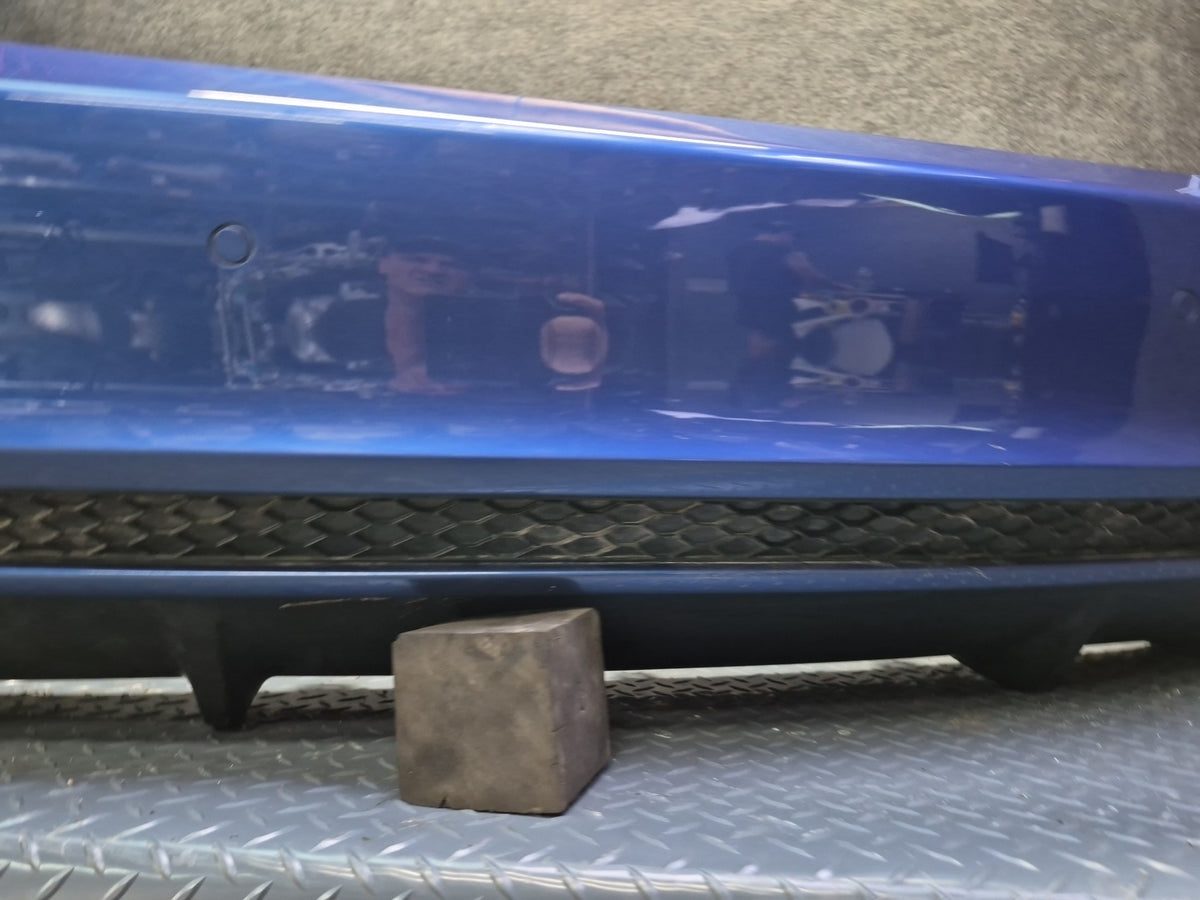 13-15 Audi RS5 8F7 Rear Bumper Cover w PDC Sensors Estoril Blue OEM