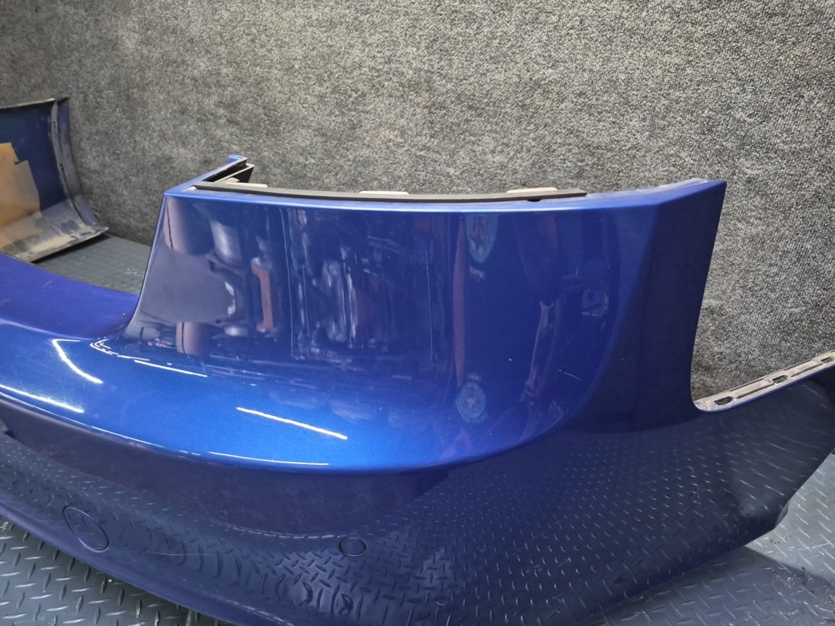 13-15 Audi RS5 8F7 Rear Bumper Cover w PDC Sensors Estoril Blue OEM