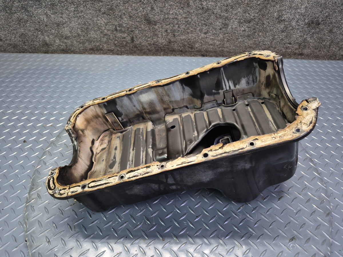 87-89 Nissan Z31 300ZX VG30E NA Engine Motor Lower Oil Pan Damaged