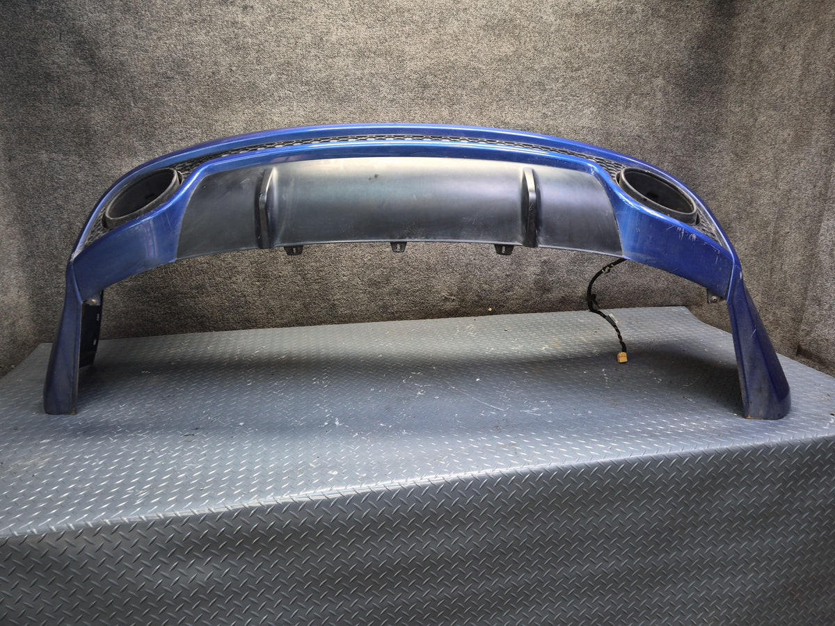 13-15 Audi RS5 8F7 Rear Bumper Cover w PDC Sensors Estoril Blue OEM