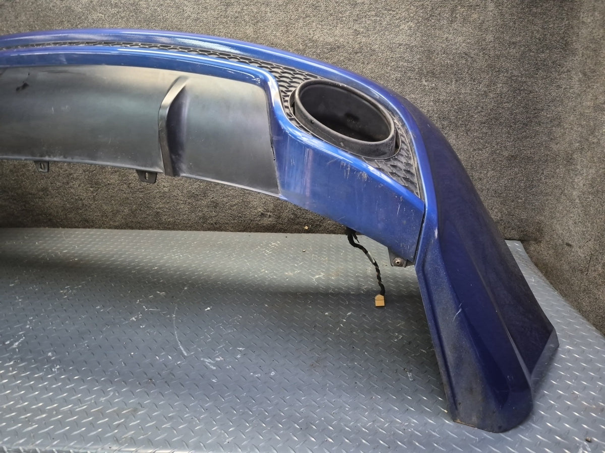 13-15 Audi RS5 8F7 Rear Bumper Cover w PDC Sensors Estoril Blue OEM