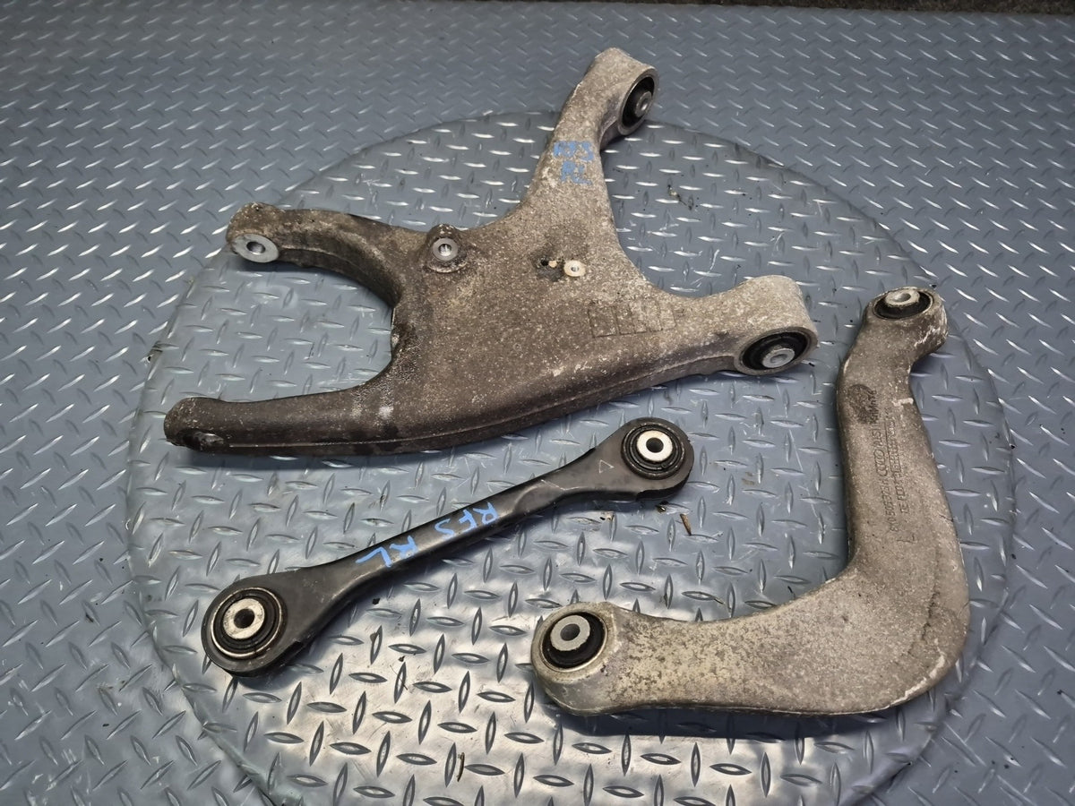 10-16 Audi S5 RS5 AWD Set of 3 Rear Left Upper Lower Control Arm 87K Miles OEM