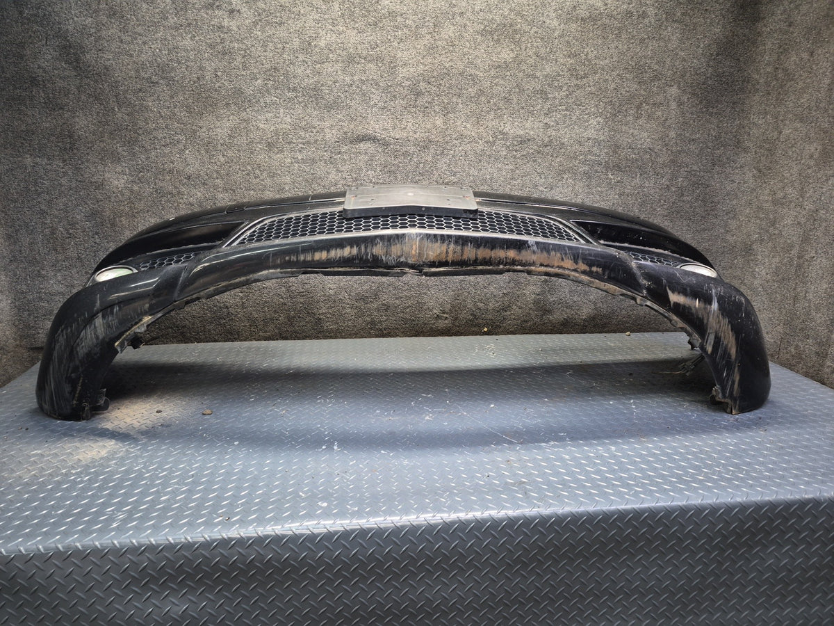 08-09 Mercedes W221 S63 AMG Sport Front Bumper Cover Black w PDC Sensors Damaged