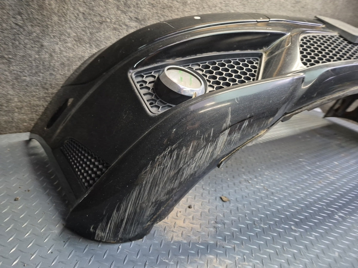 08-09 Mercedes W221 S63 AMG Sport Front Bumper Cover Black w PDC Sensors Damaged