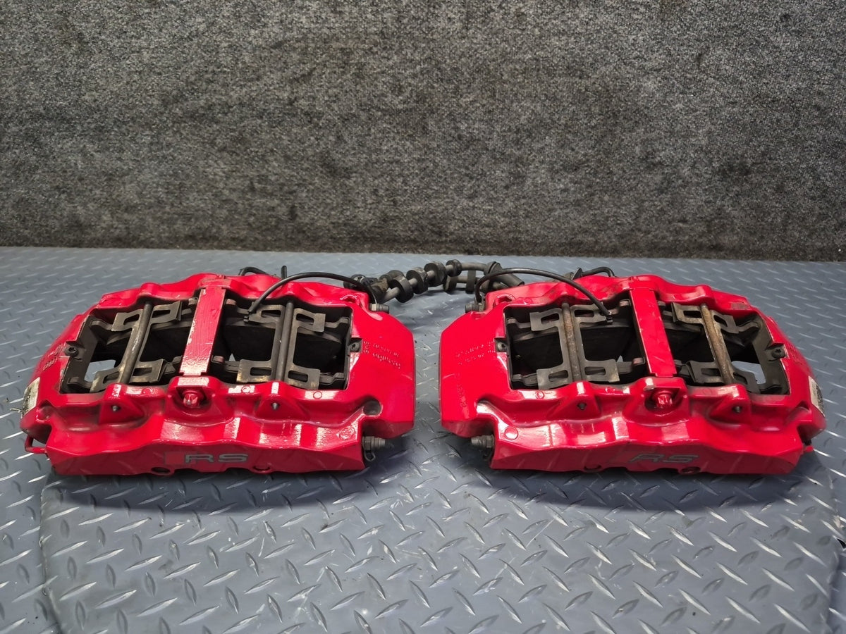 13-15 Audi RS5 8F7 AWD Brembo Front Left & Right Brake Caliper Set 87K Miles OEM