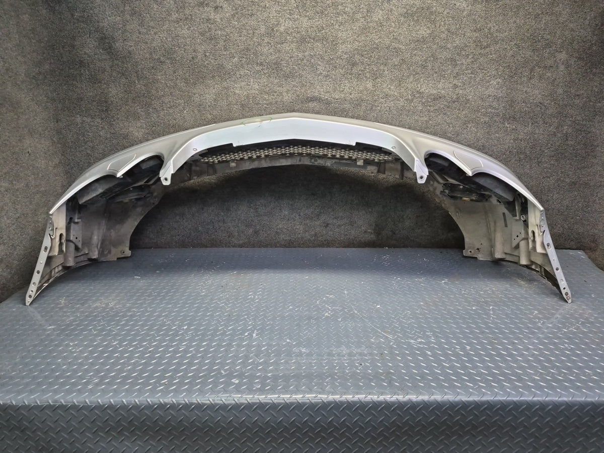 07-08 Mercedes R230 SL550 Front Bumper Cover w Fog Lights Silver Damaged