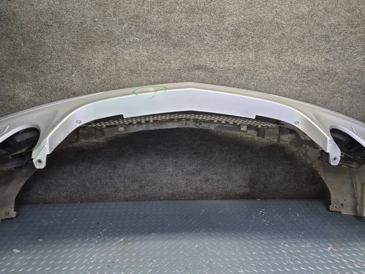 07-08 Mercedes R230 SL550 Front Bumper Cover w Fog Lights Silver Damaged