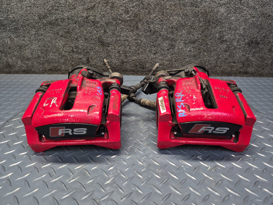 13-15 Audi RS5 8F7 AWD Rear Left & Right Brake Caliper Set 87K Miles OEM