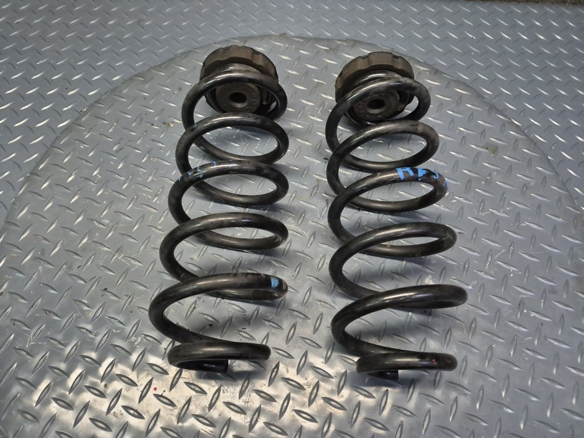 13-15 Audi RS5 8F7 Convert Rear Suspension Left & Right Coil Spring Set 87K OEM