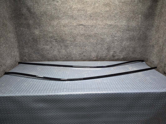 2010-2016 Porsche Panamera 970 Left & Right Side Roof TOP Trim Molding Black Set