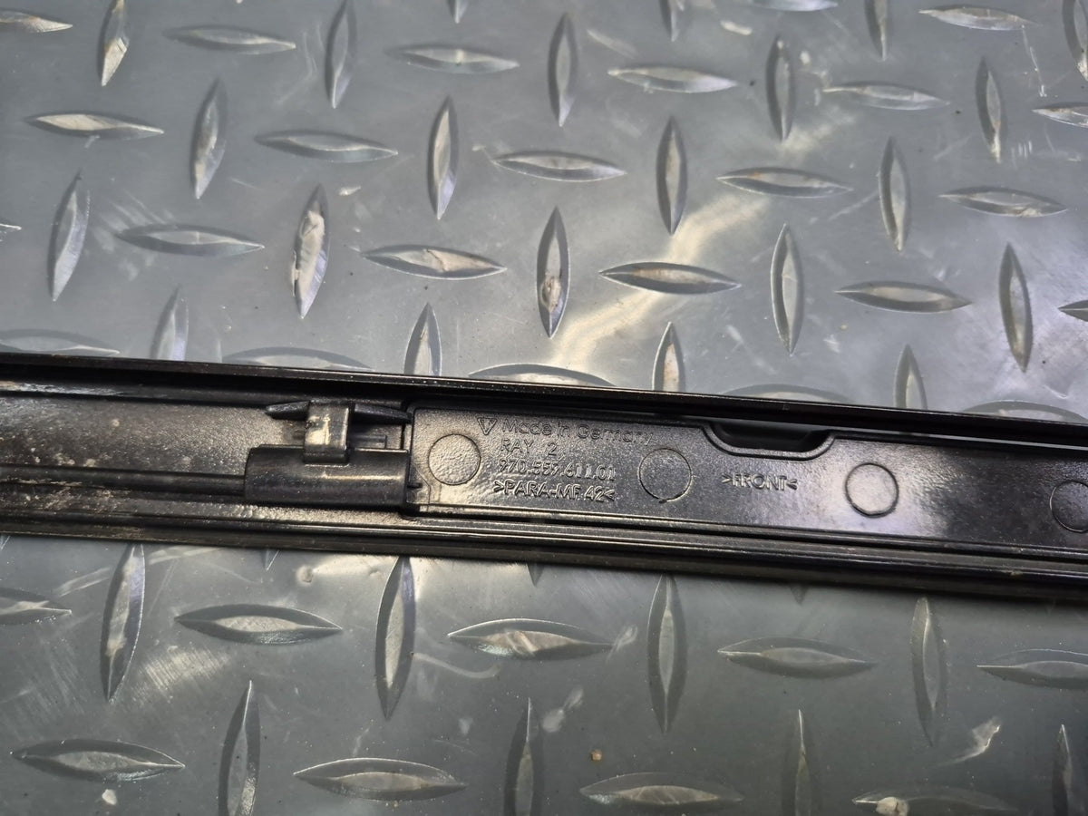 2010-2016 Porsche Panamera 970 Left & Right Side Roof TOP Trim Molding Black Set