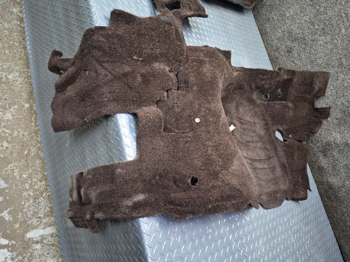94-95 Toyota Hiace KZH106W 9pcs Interior Floor Carpet Liner Cover Set Brown OEM