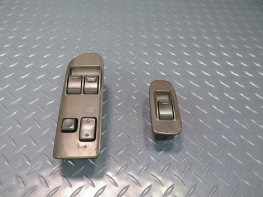 94-95 Toyota Hiace KZH106W Custom Front Left & Right Window Switch Trim Set OEM