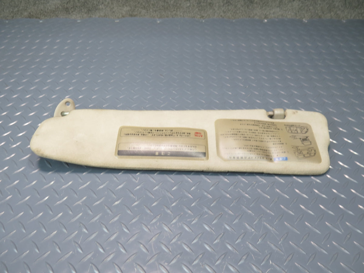 93-96 Toyota Hiace KZH106W Custom Front Left & Right Sun Visor Set Beige OEM