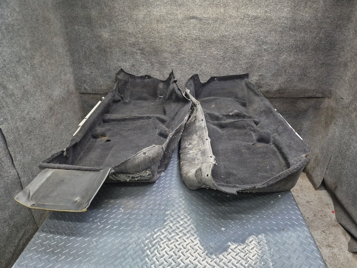 02-03 Honda S2000 Left & Right Floor MAT Carpet Cover Black Set OEM