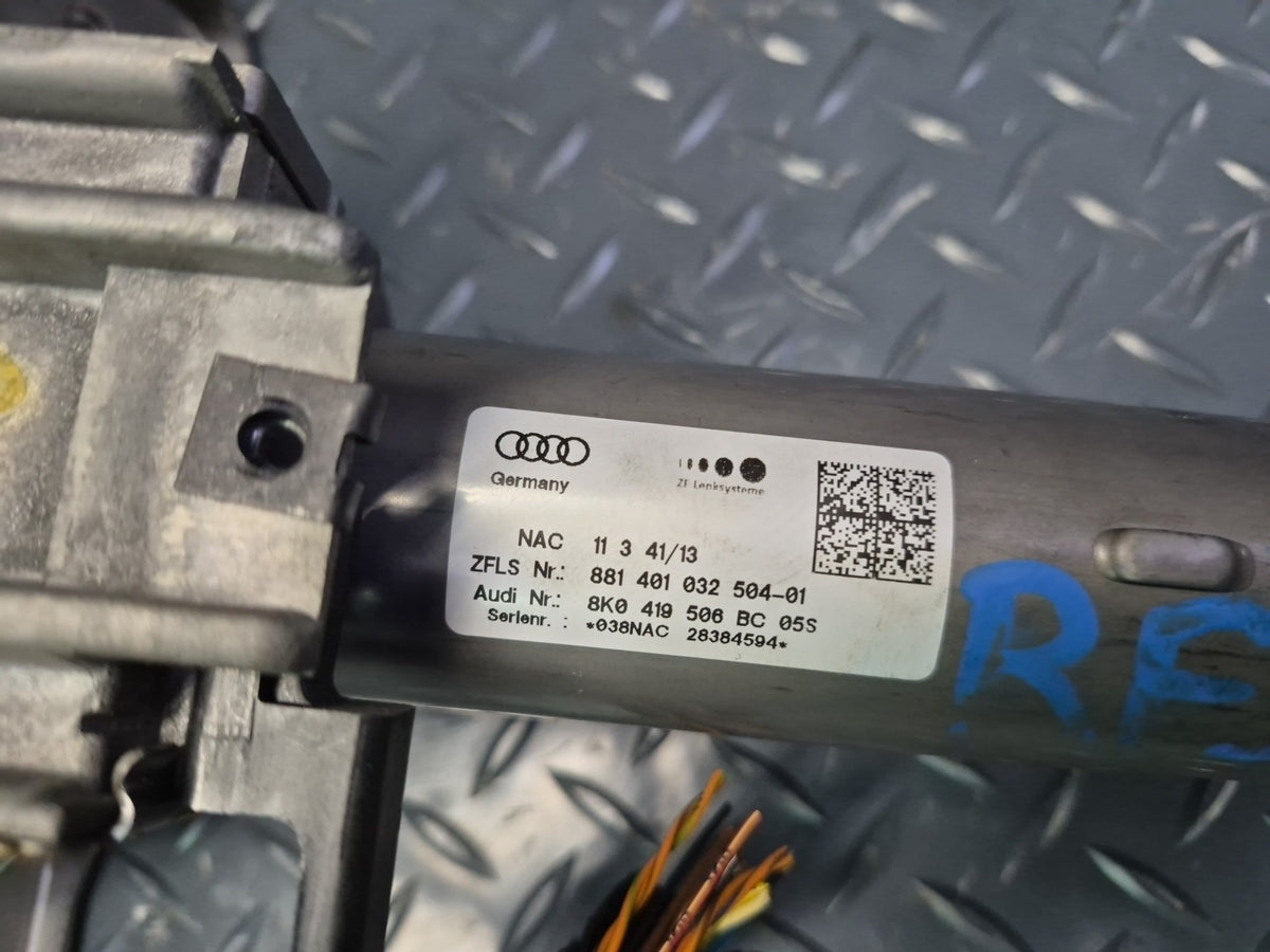 13-15 Audi RS5 8F7 Dynamic Steering Column Assembly 87K Miles OEM