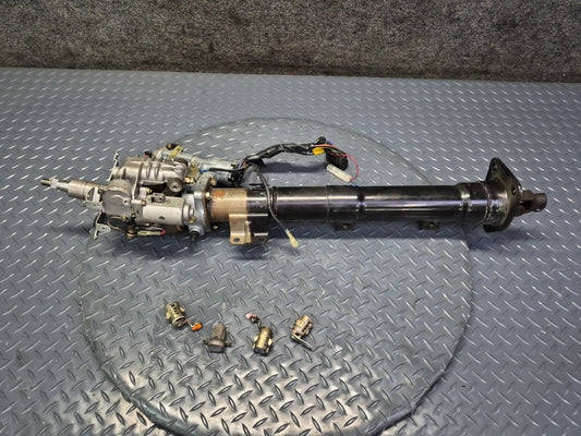 93-95 Toyota Hiace KZH106W SCL Steering Column Assembly w Lock KEY Set OEM