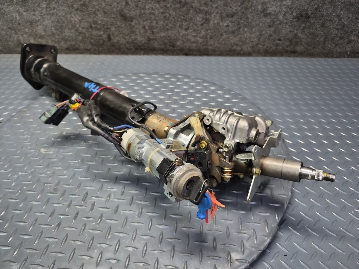 93-95 Toyota Hiace KZH106W SCL Steering Column Assembly w Lock KEY Set OEM