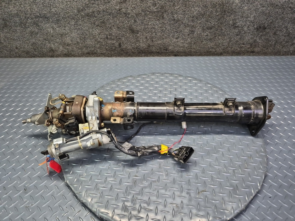 93-95 Toyota Hiace KZH106W SCL Steering Column Assembly w Lock KEY Set OEM