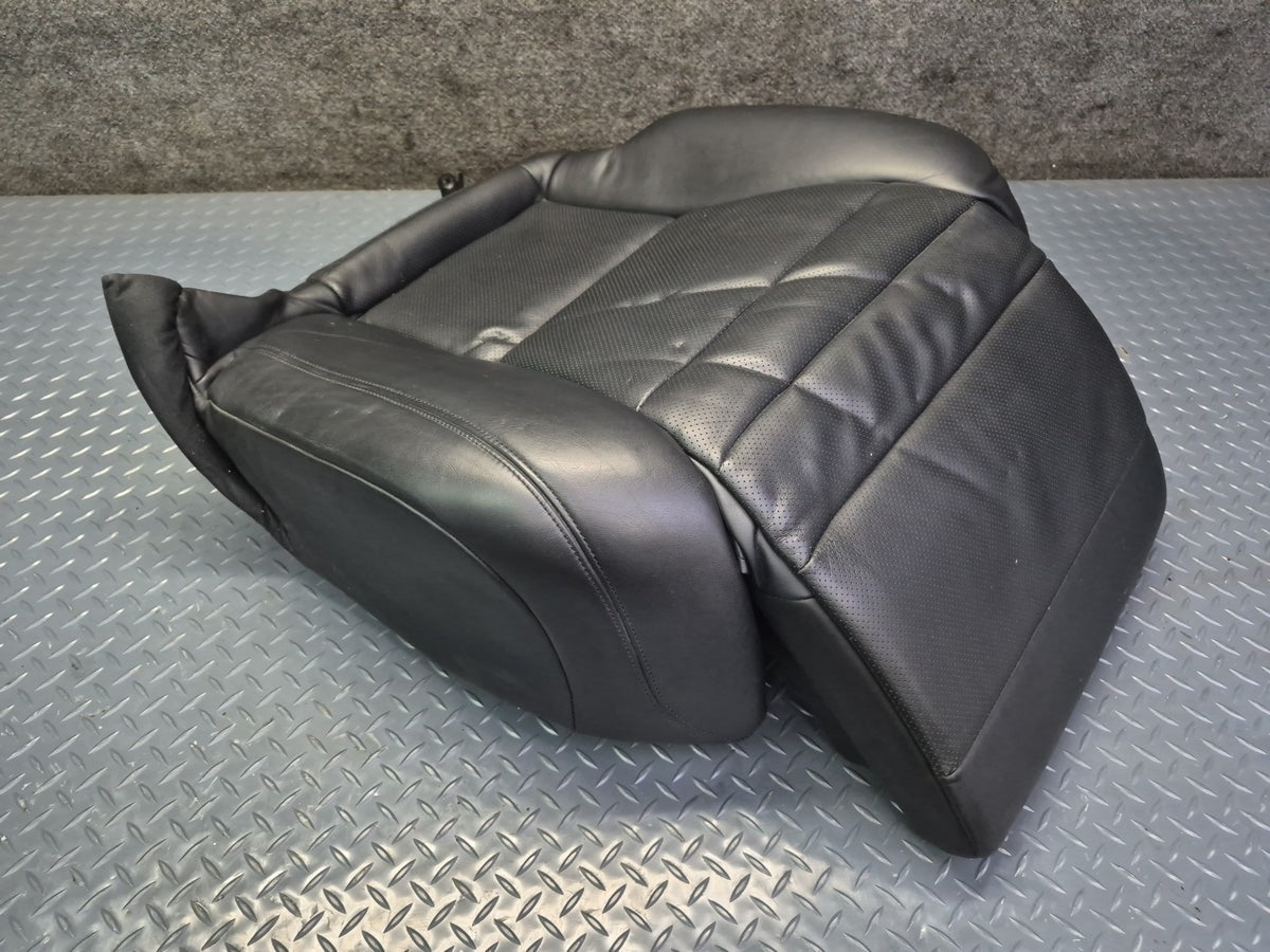 2010 Lexus UVF46L LS600h Rear Right Seat Lower Leather Cushion Black OEM